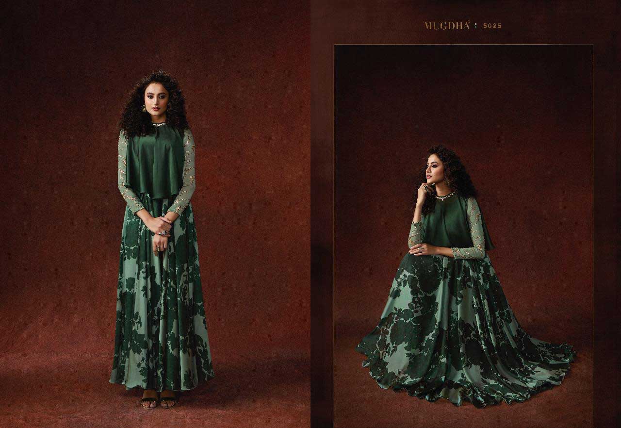 Mugdha Elite Vol-3 Silk Georgette Gown Sets Mugdha Elite Vol-3 Silk Georgette Gown Sets